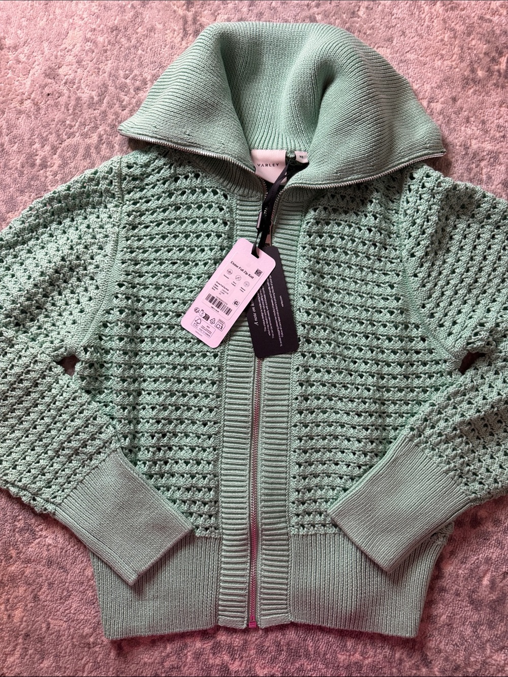 Varley Eloise Full Zip Sweater